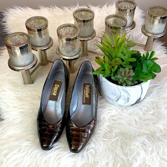 Ingledew’s Grazia Spanish collection brown block pump size 7 - Picture 1 of 11